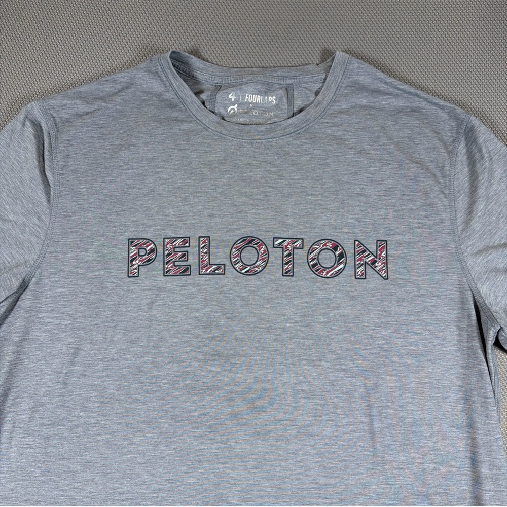 FourLaps x Peloton Men’s Athletic Crew Neck Tee Shirt